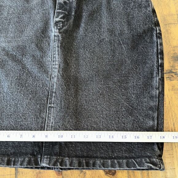 Vintage Lee Rider Silver‎ Tag/leather Patch, Black Skirt,made In USA. (SO26) - Picture 7 of 9